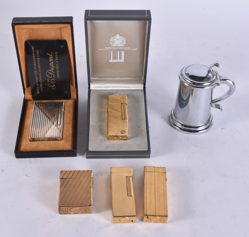 DUNHILL AND ST DUPONT LIGHTERS. (qty): DUNHILL AND ST DUPONT LIGHTERS. (qty)