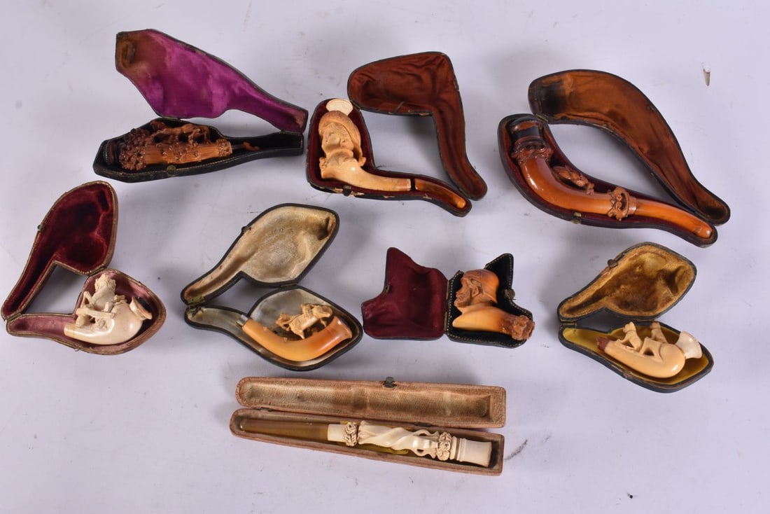ASSORTED MEERSCHAUM PIPES etc. (qty) (1 of 5)