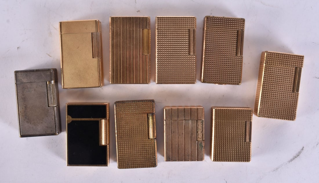 ASSORTED ST DUPONT LIGHTERS. (qty) (1 of 4)
