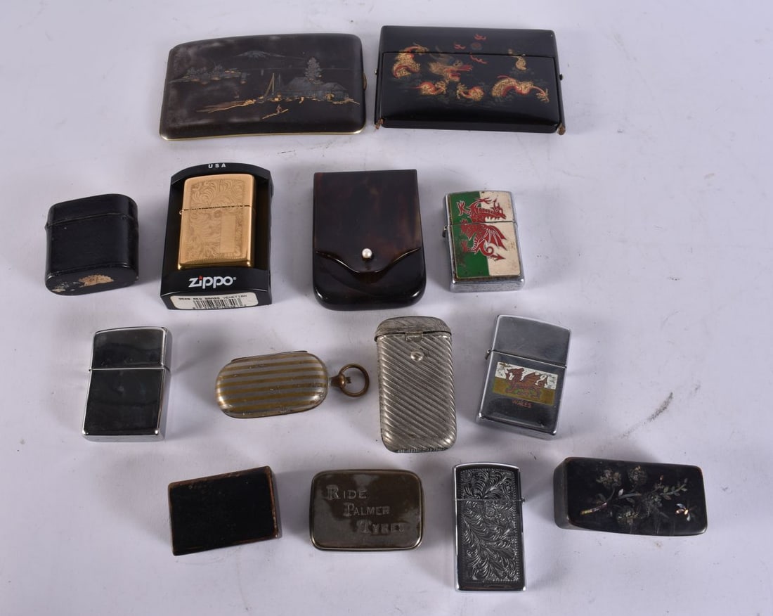 JAPANESE COMPACTS together with Zippo lighters etc. (qty) (1 of 4)