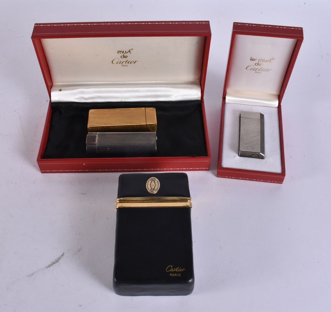 ASSORTED CARTIER LIGHTERS. (qty) (1 of 5)