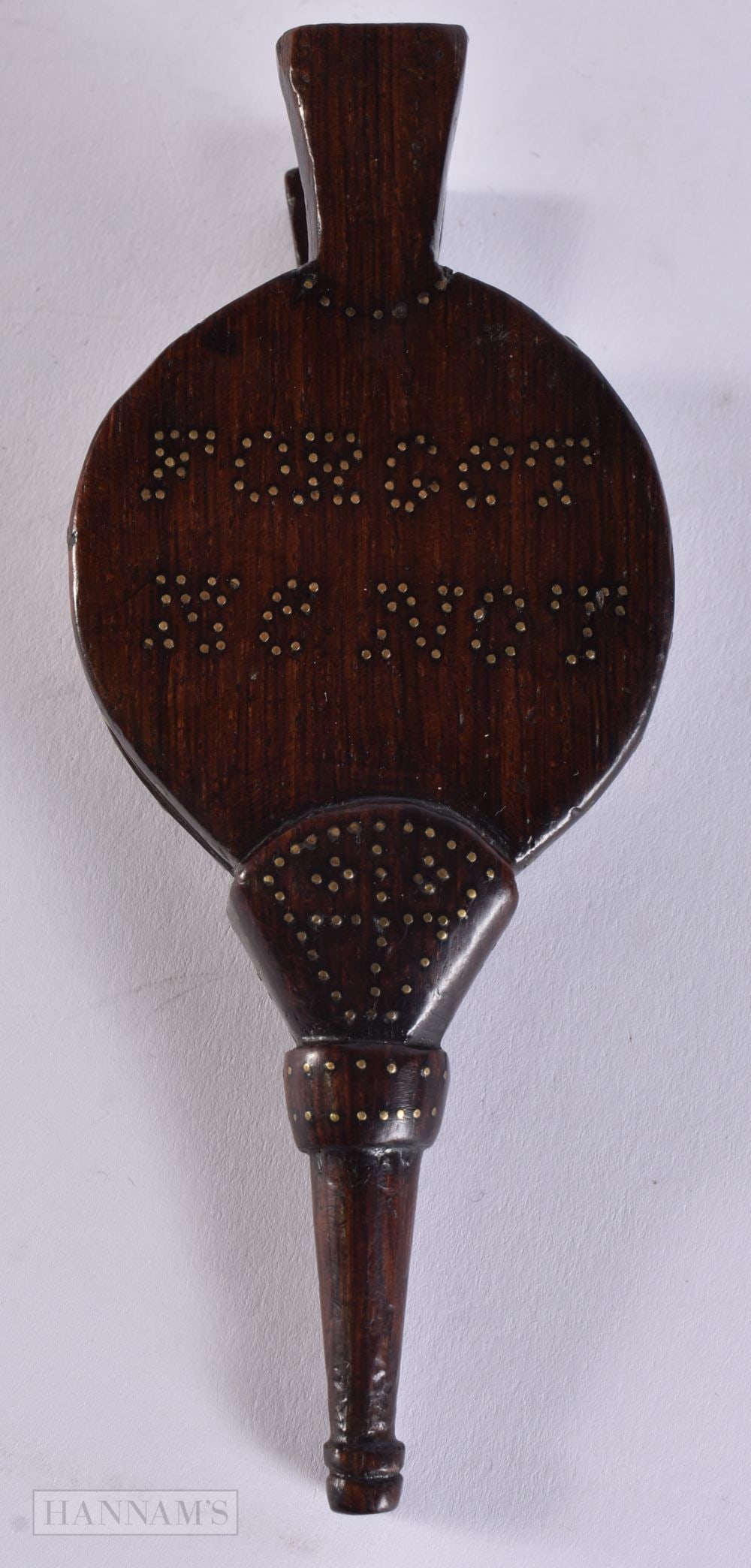 AN UNUSUAL PAIR OF VICTORIAN PIQUE WORK BELLOWS SNUFF BOX. 13 cm wide. (1 of 3)
