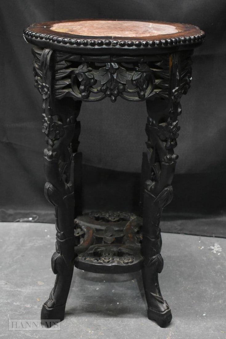 A SMALL 19TH CENTURY CHINESE CARVED HARDWOOD TABLE Qing. 58 cm x 37 cm. (1 of 7)