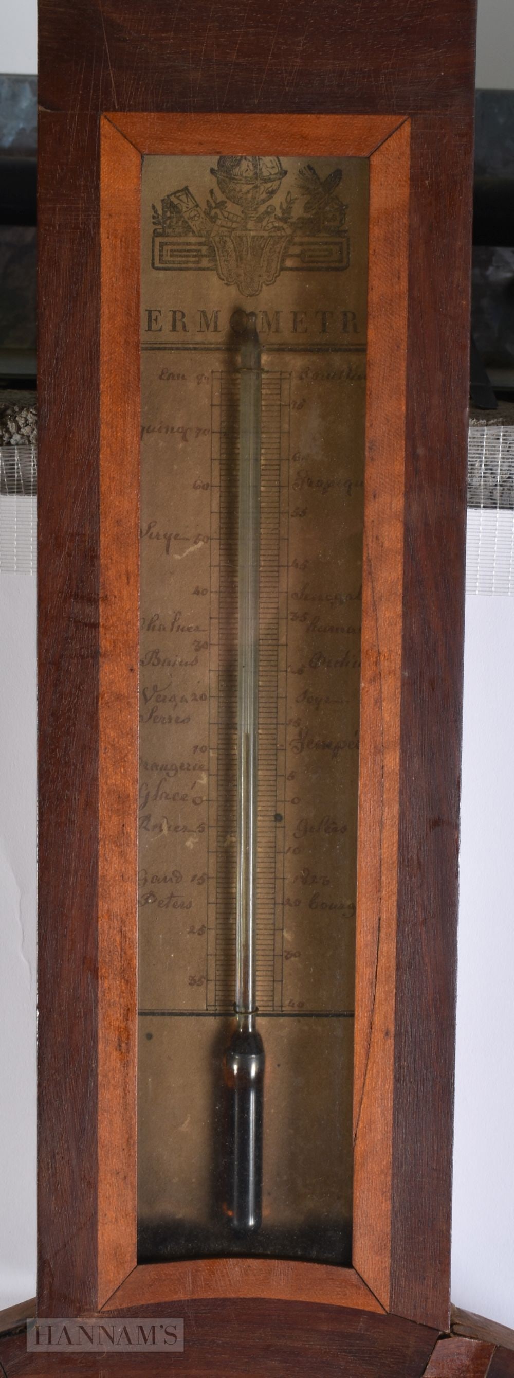 TWO ANTIQUE BAROMETERS. (2) - 4