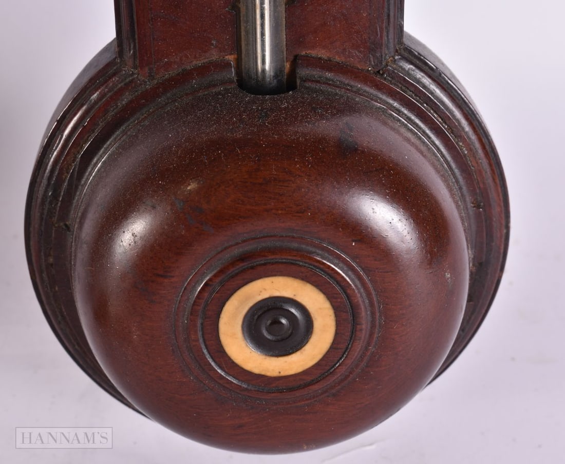 TWO ANTIQUE BAROMETERS. (2) - 6