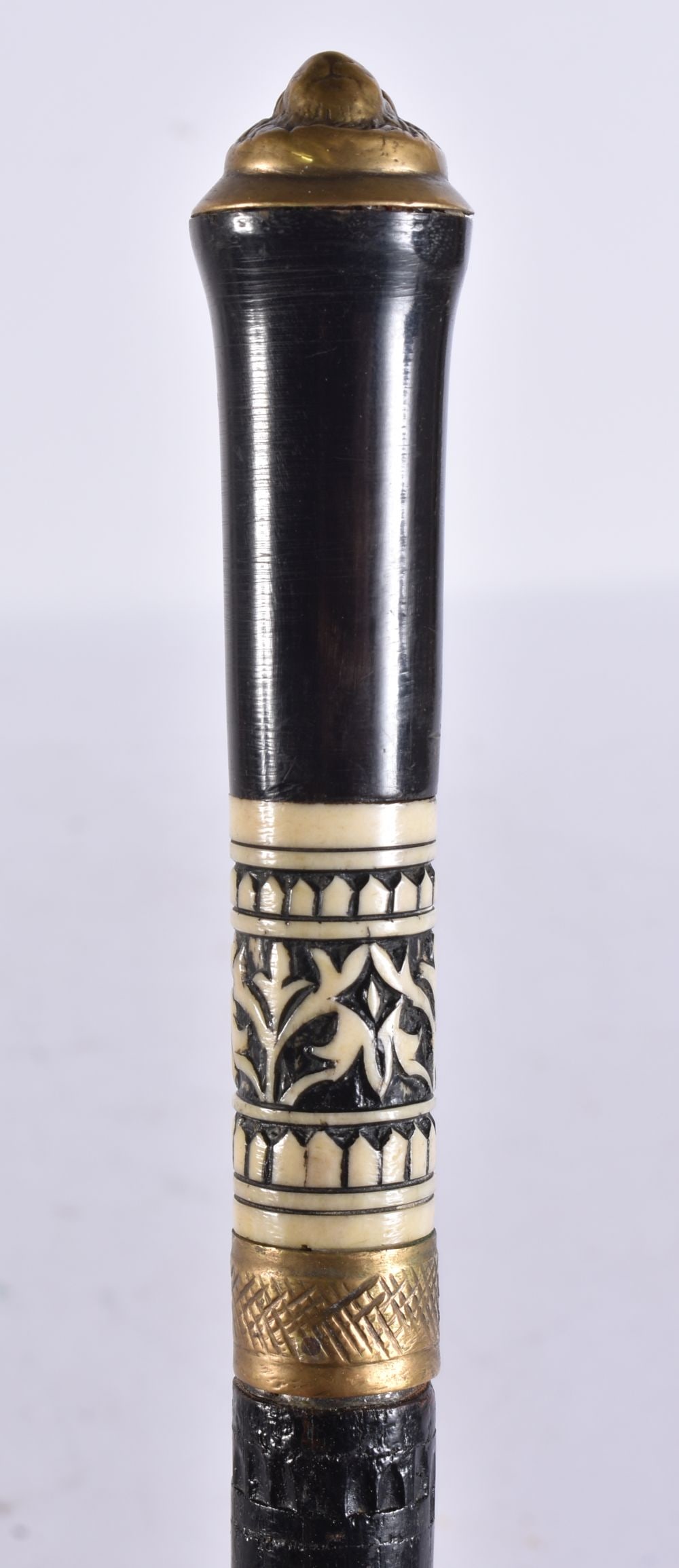 AN INDIAN SWORD STICK. 57 cm long. We are UNABLE to offer in-House shipping on this Lot (1 of 4)