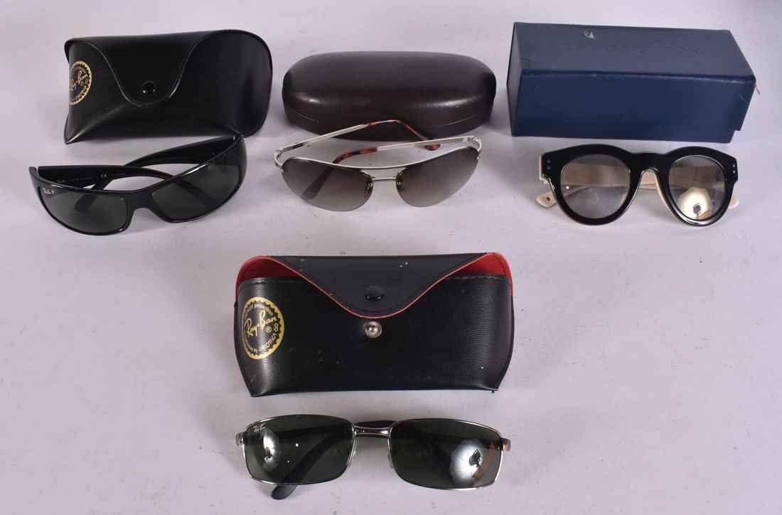 RAYBAN, LOUIS VUITTON SUNGLASSES etc. (qty): RAYBAN, LOUIS VUITTON SUNGLASSES etc. (qty)