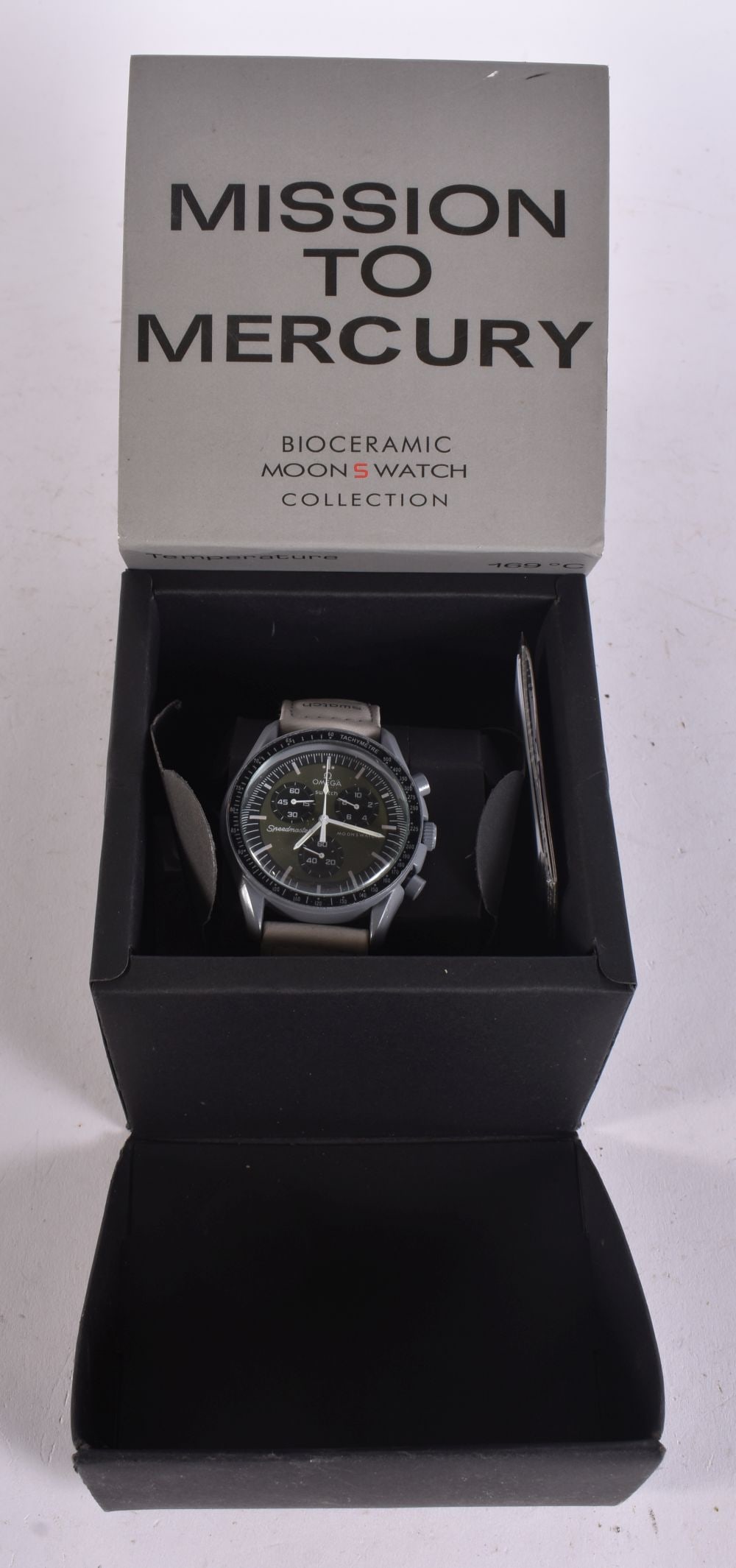 AN OMEGA SWATCH WATCH. Untested. 4.25 cm wide. (1 of 5)