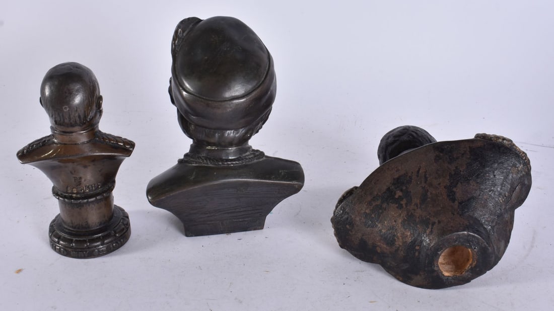 ASSORTED BRONZE BUSTS etc. (4) - 6
