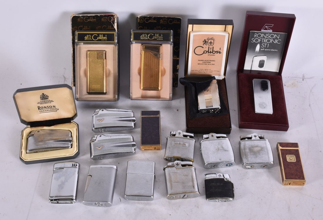 Pocket Lighters Tobacciana Inc Ronson Calibri Brands Job Lot. (qty): Pocket Lighters Tobacciana Inc Ronson Calibri Brands Job Lot. (qty)