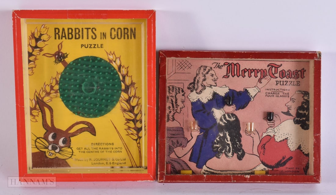 TWO VINTAGE PUZZLE GAMES. (2) (1 of 5)