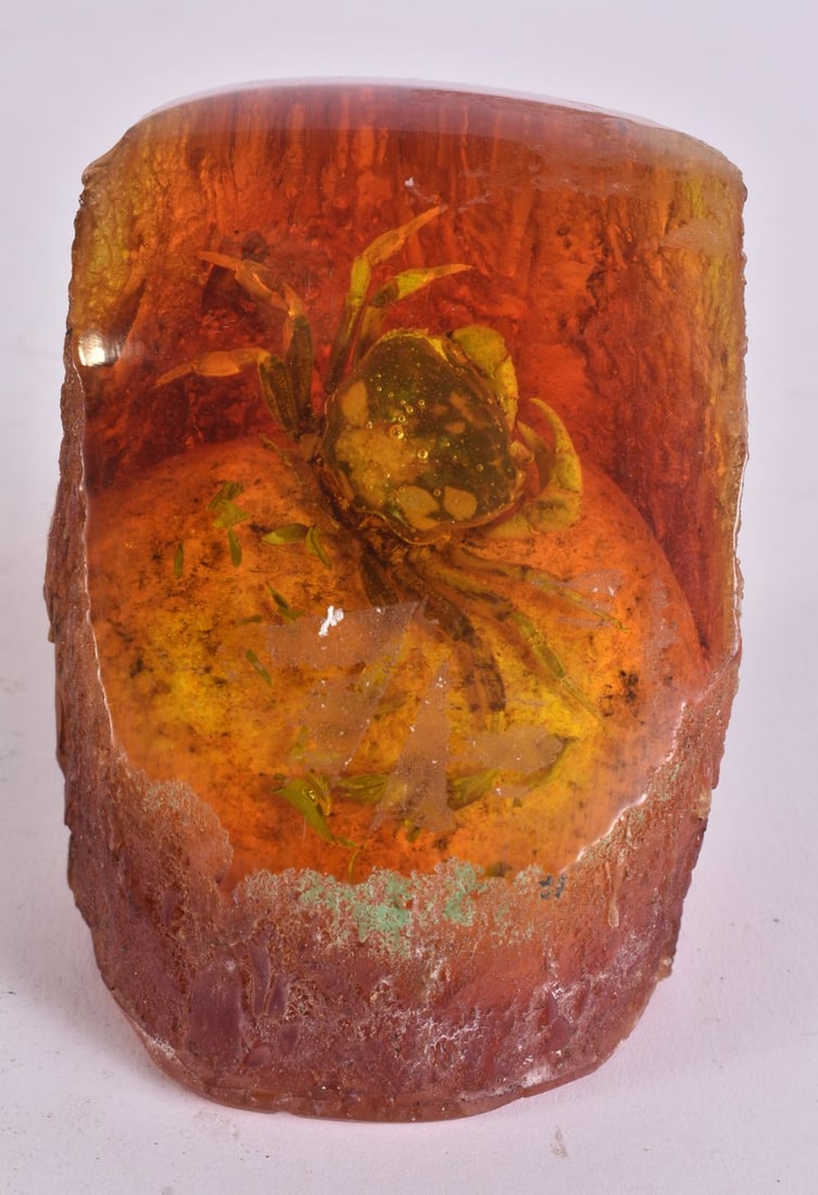 A CHINESE CRAB BOULDER. 10 cm x 8 cm. (1 of 4)