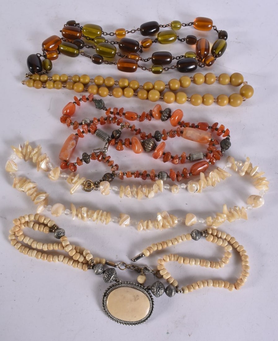 ASSORTED NECKLACES. (qty) (1 of 6)