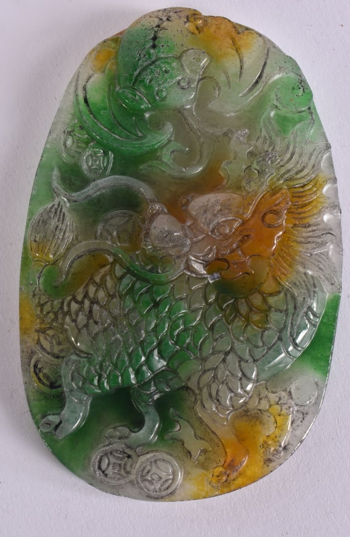 ASSORTED CHINESE JADE. (qty) - 2