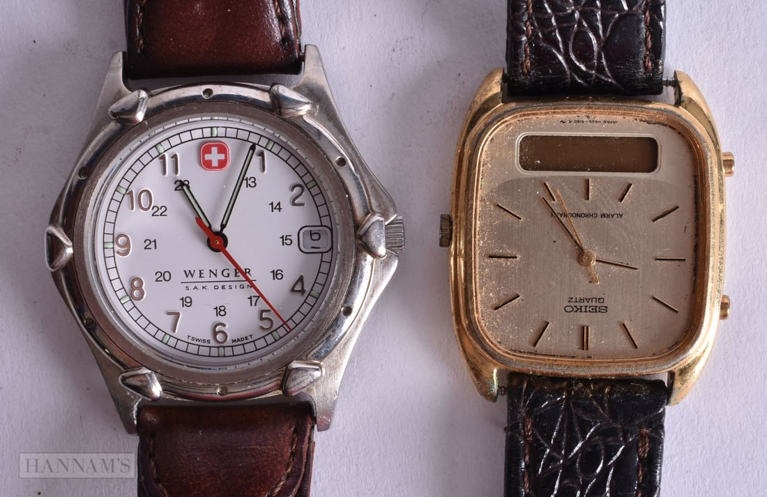 Two Fashion Watches. Not working, largest 3.7cm incl crown (2) (1 of 4)