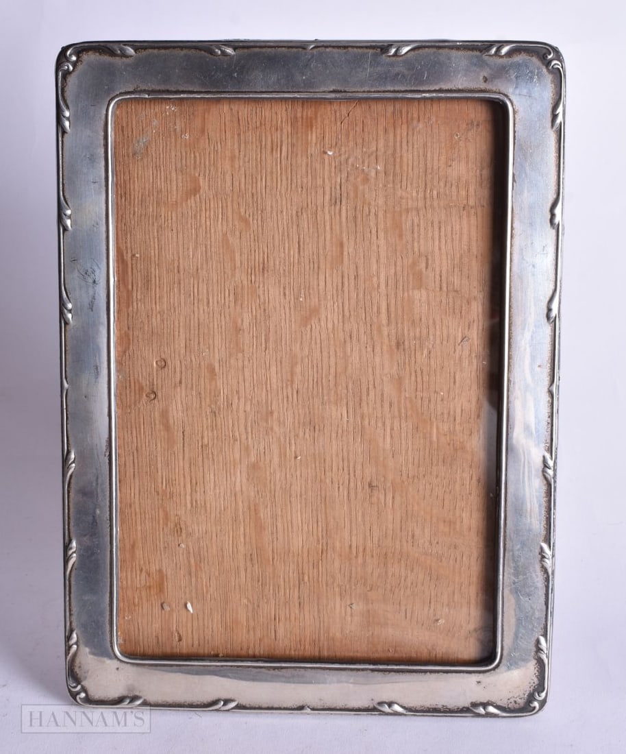 A Silver Picture Frame. Hallmarked Birmingham 1926. 24cm x 18cm, weight of frame 393g (1 of 4)