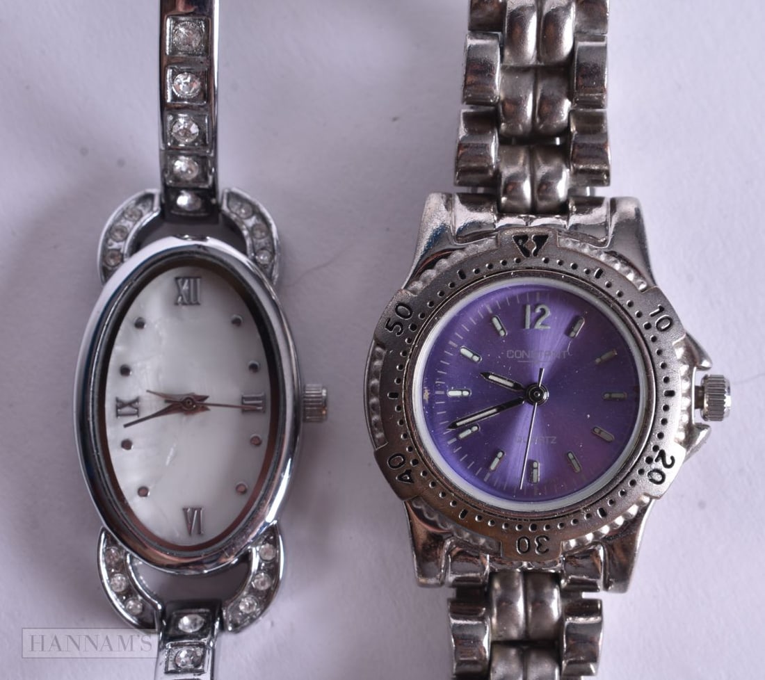 Two Ladies Fashion Watches (Constant and Avon) with Stainless Steel Straps . Working (2) (1 of 4)