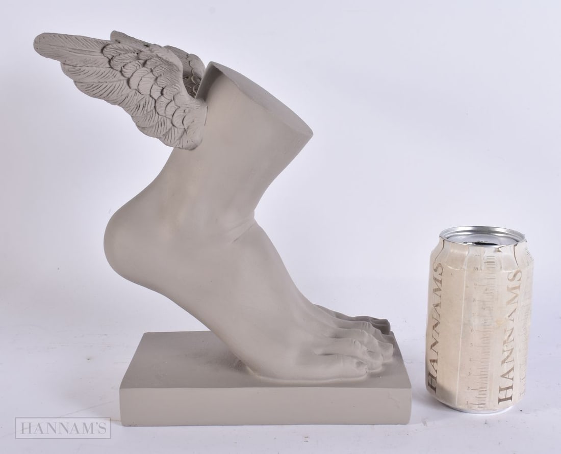 A MODEL OF APOLLOS FOOT. 27 cm x 20 cm. (1 of 5)