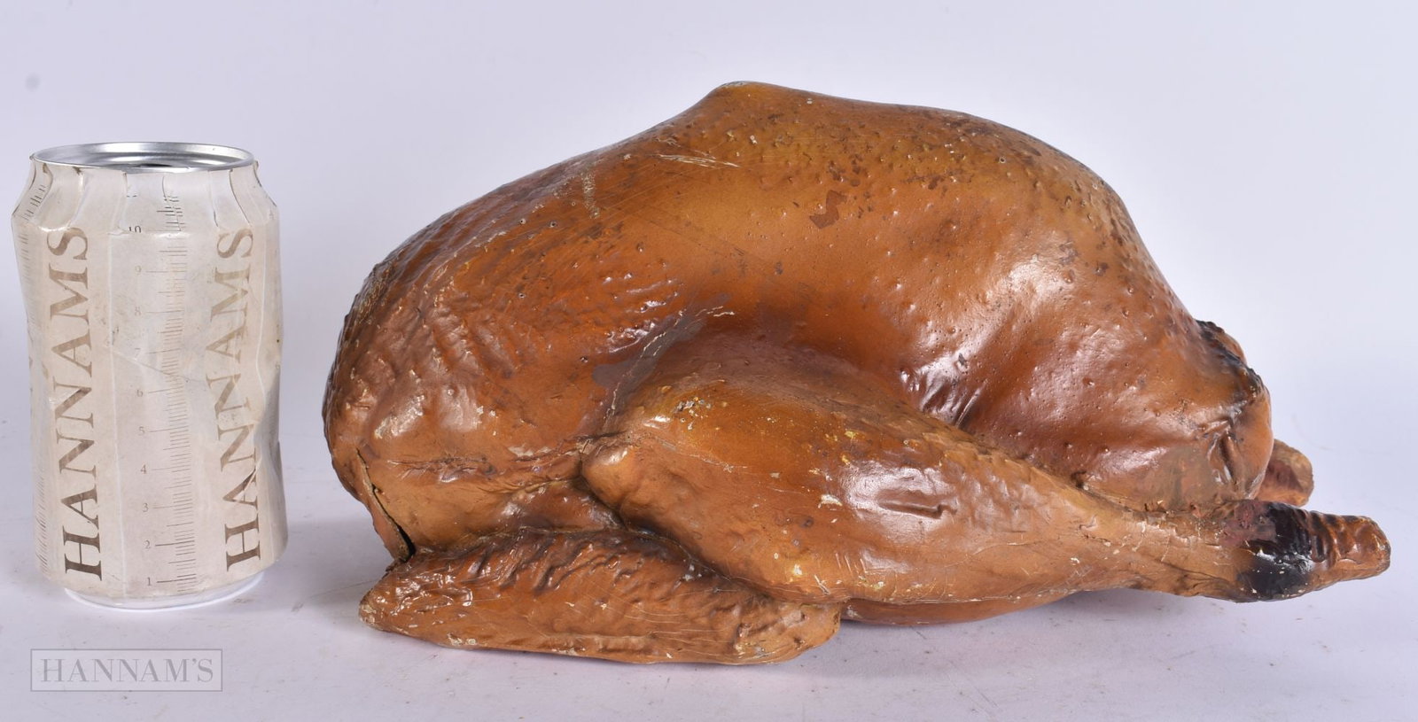 A FOLK ART ROAST CHICKEN BUTCHERS SHOP DISPLAY. 26 cm x 12 cm. (1 of 6)