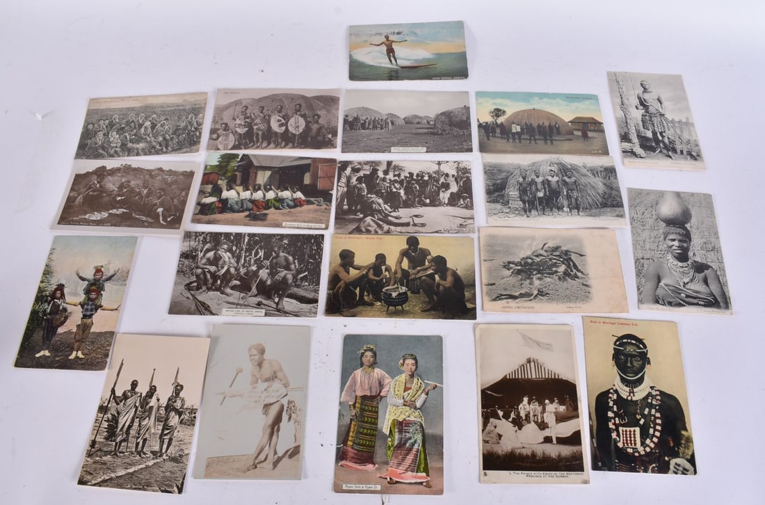 ASSORTED TRIBAL CARDS. (qty) (1 of 6)