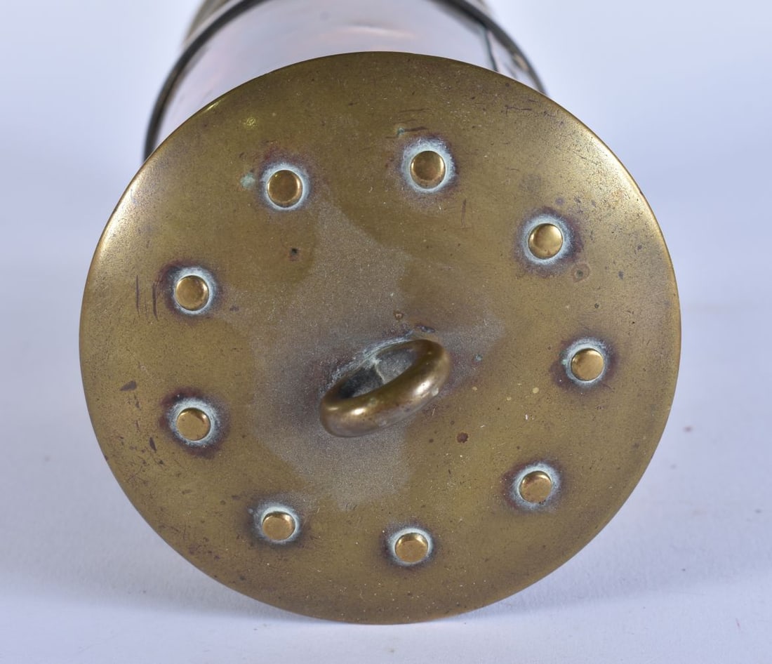 AN ECCLES MINING PROTECTOR LAMP. 27cm high. - 5