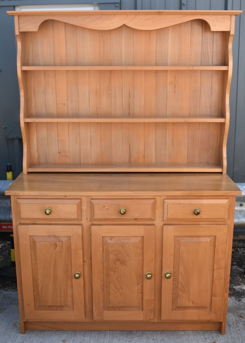 A DRESSER. 182 cm x 125 cm x 52 cm. (1 of 5)