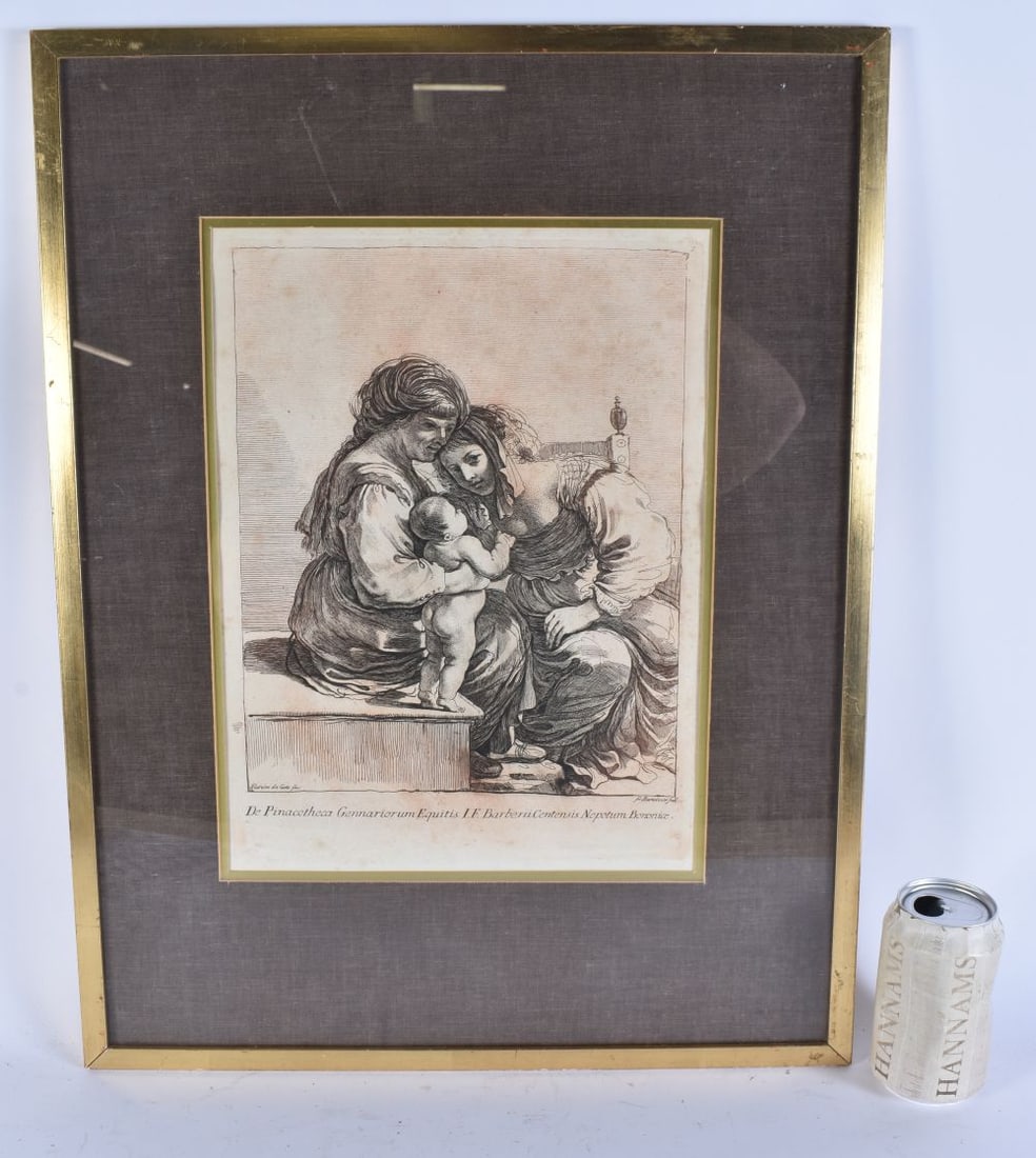 AN 18TH CENTURY ITALIAN ENGRAVING. 56 cm x 44 cm, image 35 cm x 26cm. (1 of 7)