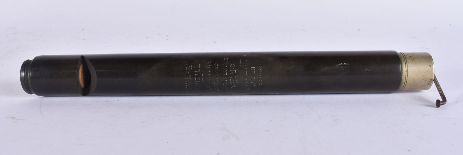 AN UNUSUAL ENGLISH SWANEE DUCK WHISTLE. 28cm long. (1 of 4)