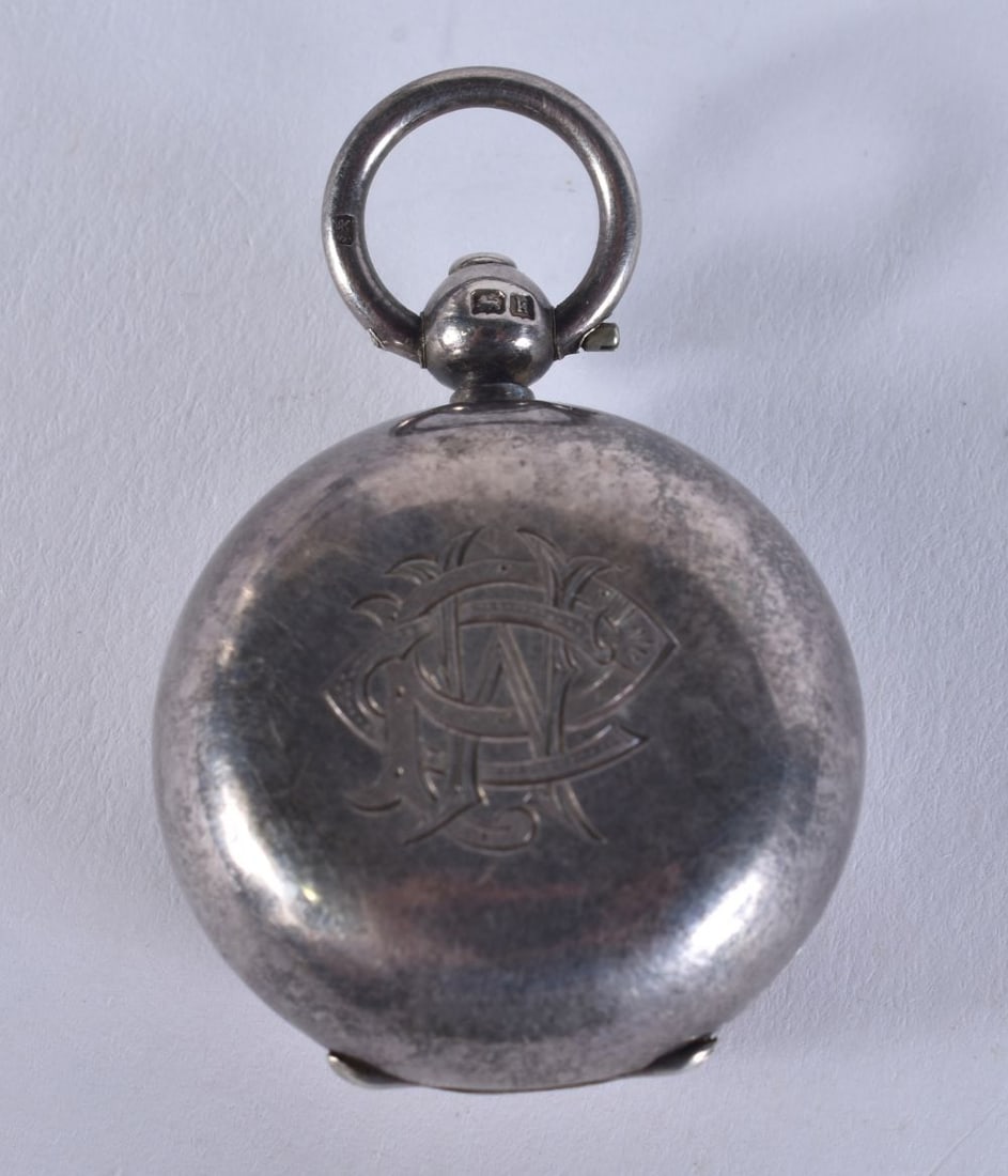 AN EDWARDIAN SILVER SOVEREIGN CASE. Birmingham 1910. 19.8 grams. 4.5 cm x 3 cm. (1 of 4)