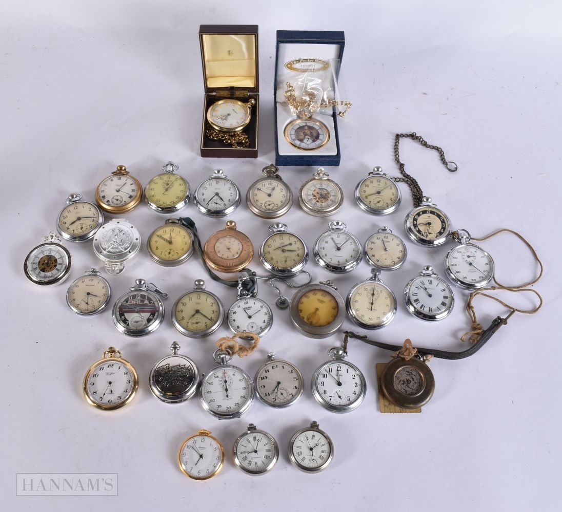 QUANTITY OF POCKET WATCHES. (qty) (1 of 7)