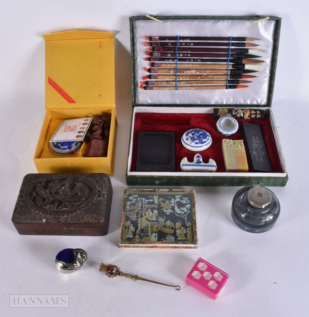 Antique and Vintage Stationary Items Desk Tools East Asian Writing Collection. (qty) (1 of 8)