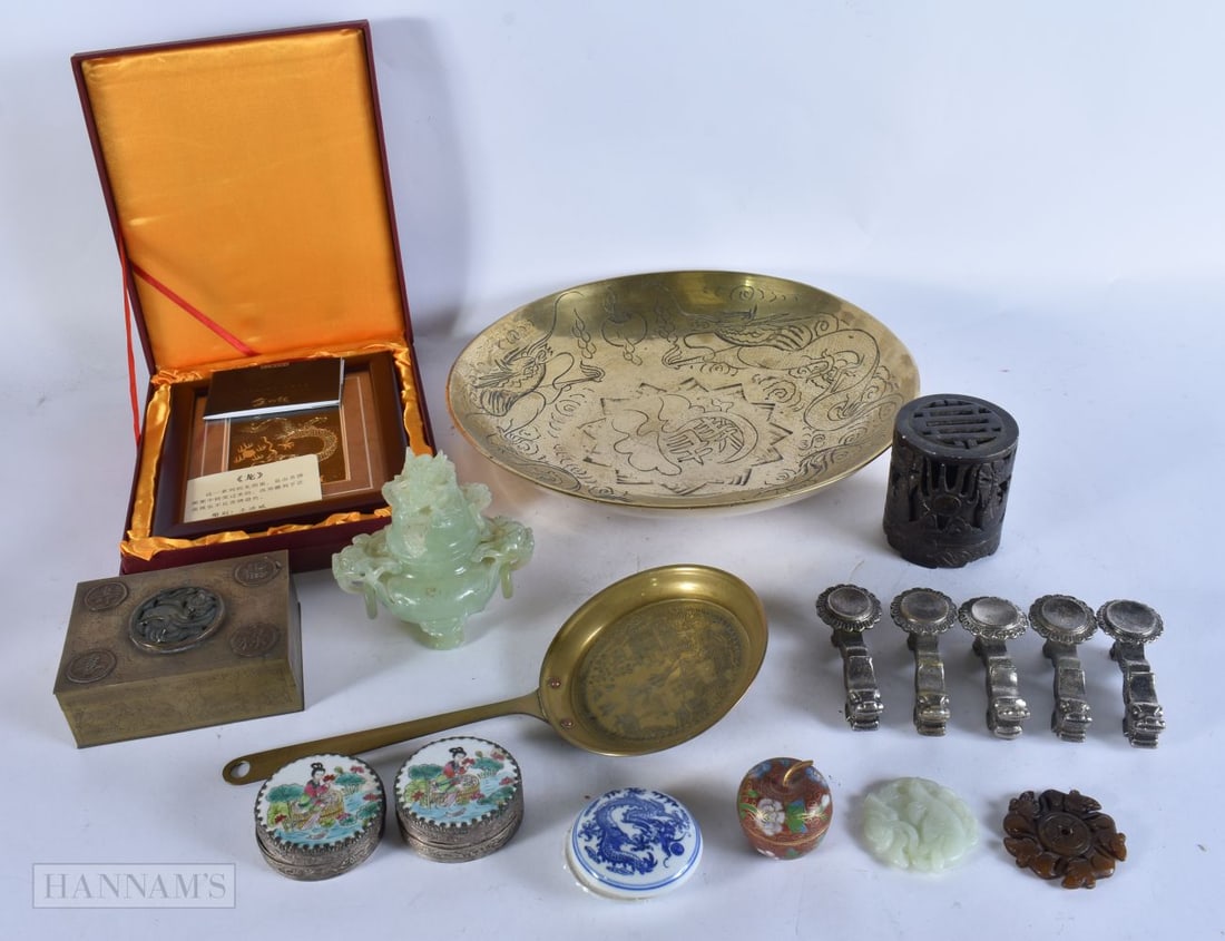 East Asian Desk & Kitchen Collection Inc Bowl, Pan, Chopstick Holders. (qty) (1 of 10)