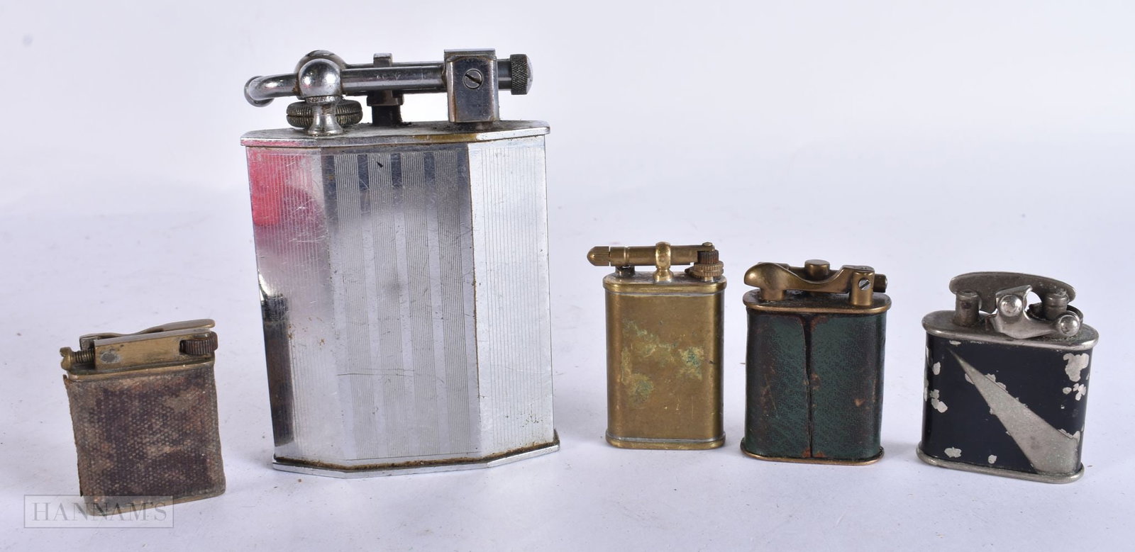 Vintage Lift Arm Pocket Lighter Collection Rustic Table Lighter Comoys Colibri. (qty) (1 of 4)