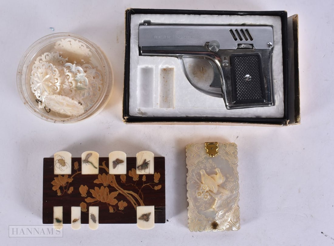 Assorted mother of pearl collectables etc. (qty) (1 of 6)