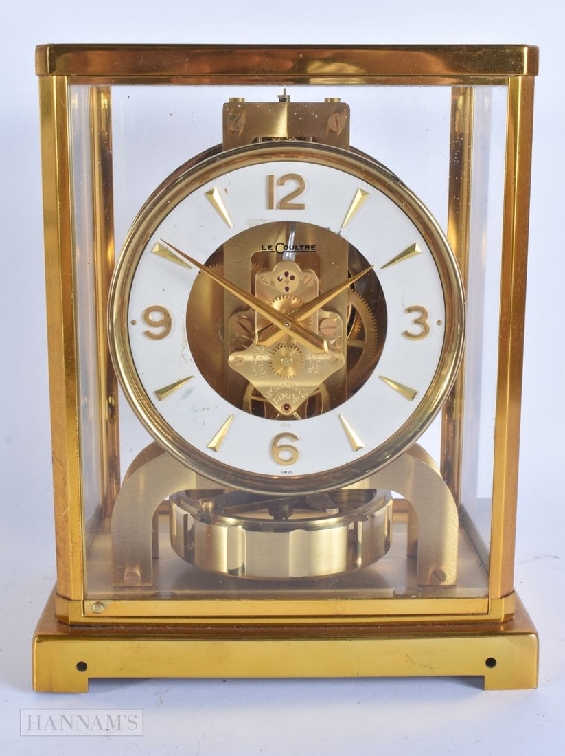 A JAEGER LE COULTRE ATMOS CLOCK No 103754. Untested. 23 cm x 15 cm. (1 of 7)