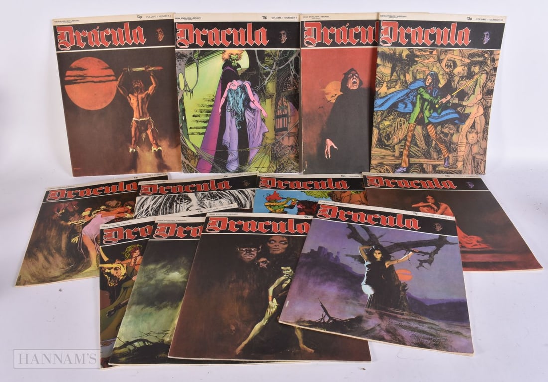 VINTAGE DRACULA COMICS. (qty) (1 of 4)