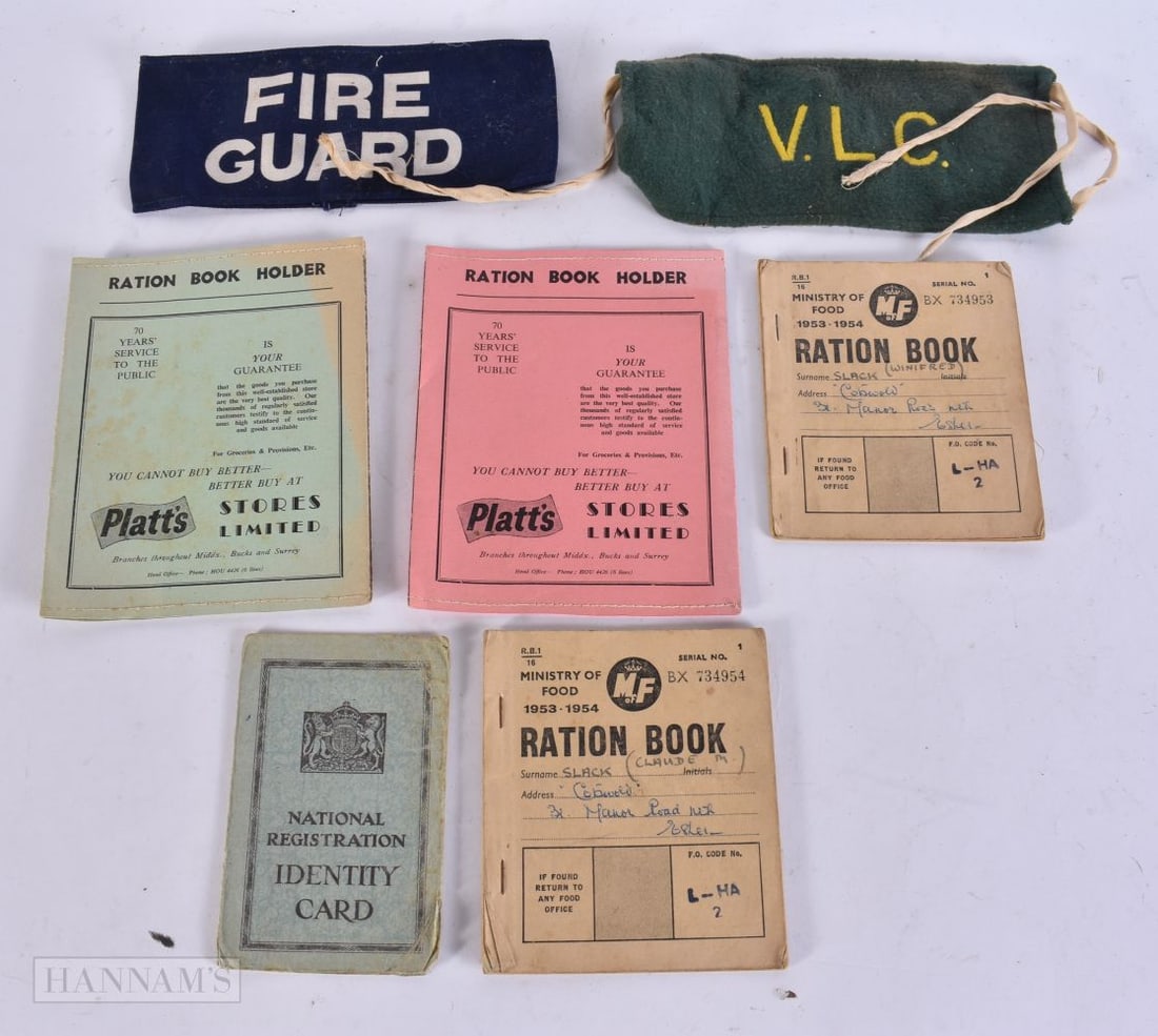 MILITARY RATION BOOKS etc. (qty) (1 of 4)