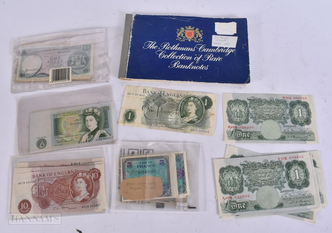 ASSORTED BRITISH CURRENCY BANK NOTES. (qty) (1 of 8)