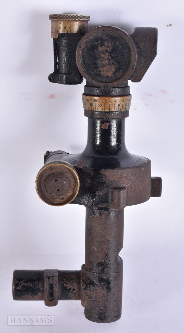 A MILITARY C P GOERZ BERLIN ANTI AIRCRAFT OPTICAL DEVICE No 156039. 21 cm wide. (1 of 5)