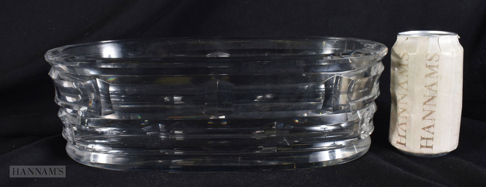 A LARGE BACCARAT GLASS BOWL. 32 cm x 15 cm. (1 of 6)