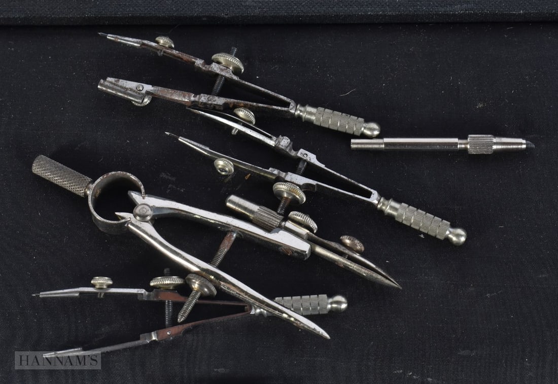 SILVER TOPPED JARS together with instruments etc. (qty) (1 of 6)