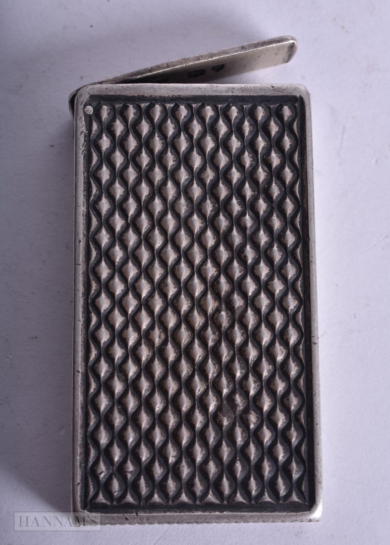 AN ANTIQUE SAMSON MORDEN SILVER VESTA CASE. 36 grams. 6 cm x 3.25 cm. (1 of 3)