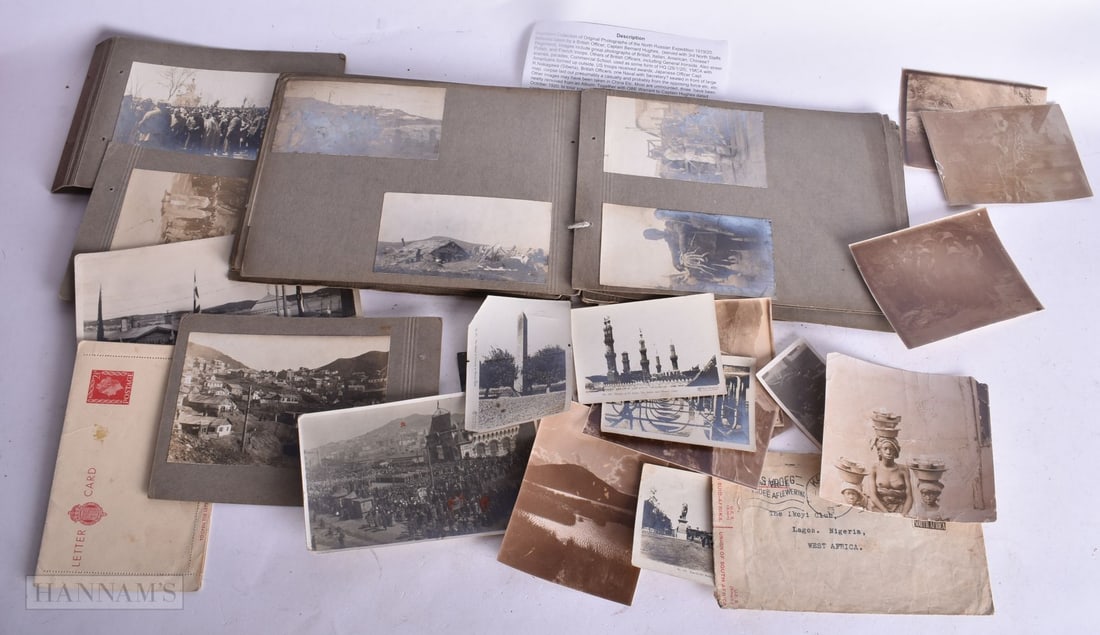 A IMPORTANT COLLECTION OF ORIGINAL PHOTOGRAPHS OF THE NORTH RUSSIAN EXPEDITION 1919/20, BELIEVED TO (1 of 4)