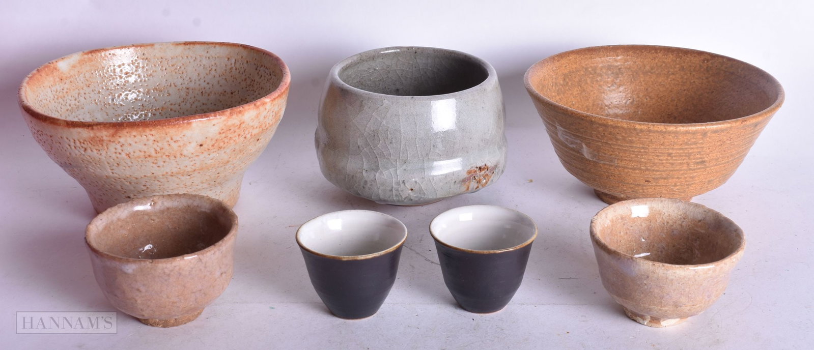A COLLECTION OF KOREAN AND JAPANESE CERAMICS. Largest 7 x 14 cm (7) (1 of 3)