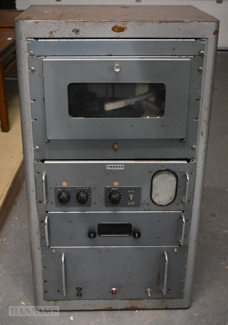 A CONVERTED MILITARY RADIO CABINET. (1 of 6)