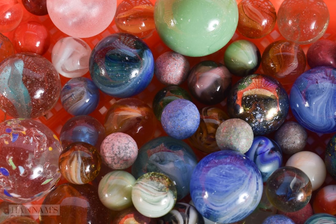 ASSORTED MARBLES. (qty) - 3