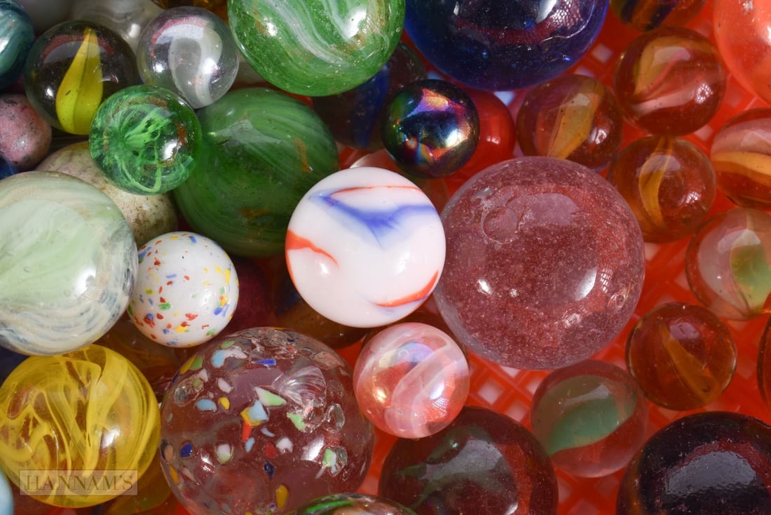 ASSORTED MARBLES. (qty) - 5