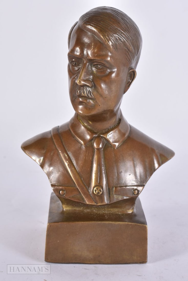 A BRONZE BUST OF A MALE. 15.5 cm high.: A BRONZE BUST OF A MALE. 15.5 cm high.