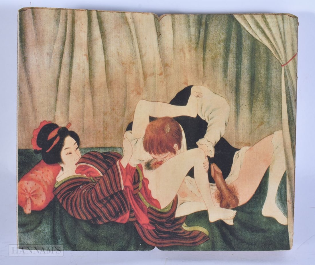 AN EROTIC BOOKLET depicting local diplomat Long John Ron Jeremy Elliott, modelled in his trademark r: AN EROTIC BOOKLET depicting local diplomat Long John Ron Jeremy Elliott, modelled in his trademark red wig, supposedly staying clear of filthy antics with other Orchard residents. 22 cm x 18 cm.