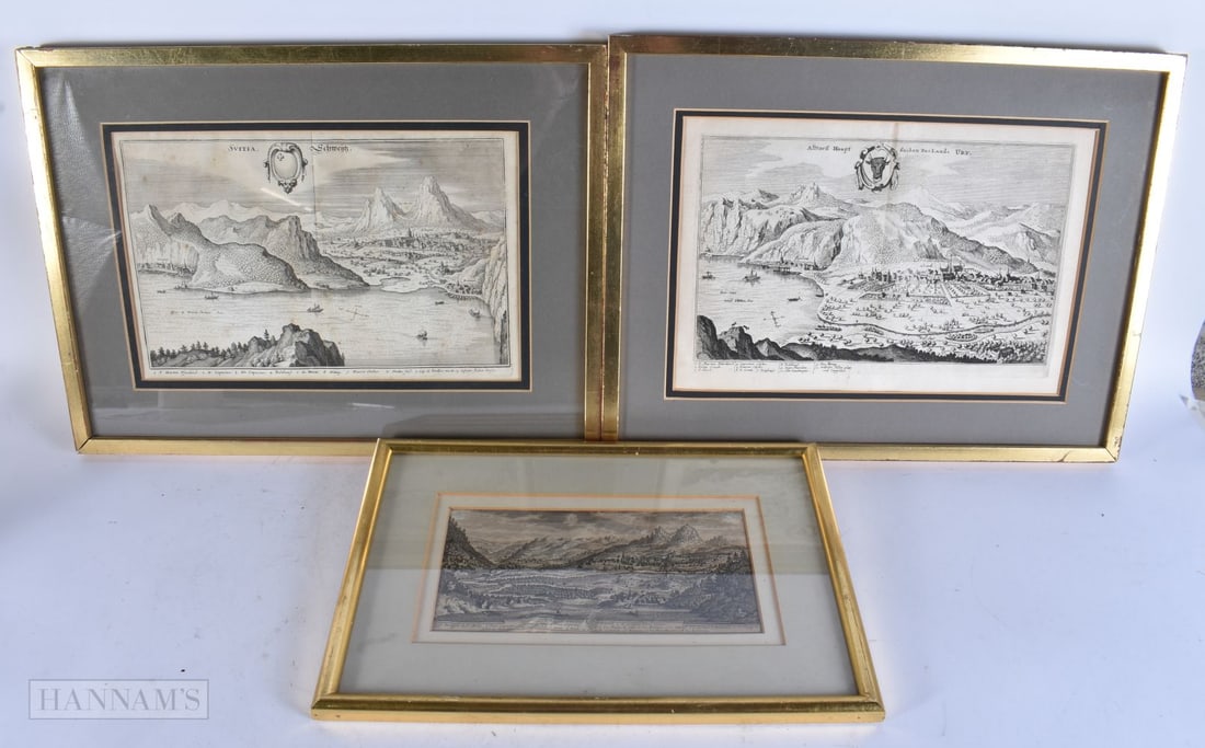 ANTIQUE ENGRAVINGS etc. (3) (1 of 5)